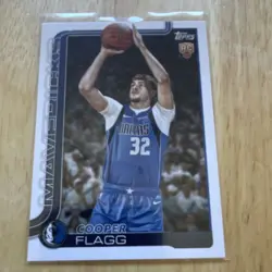 Topps Cooper Flagg Rookie 2 Card Lot Dallas Mavericks 2025 Ball of Duty Flagship - Image 5