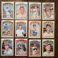 1972 Topps Baseball Lot Of 271 Different 84 5th Series 15 6th Series VG To EX+ - Image 5