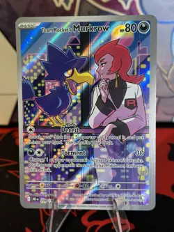 Team Rockets Murkrow Illustration Card Destined Rivals Series 200/182 - Image 1