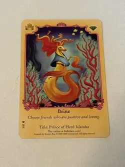 Bella Sara Trading Card - Royalty Series - 5/55 - Brine - Image 1