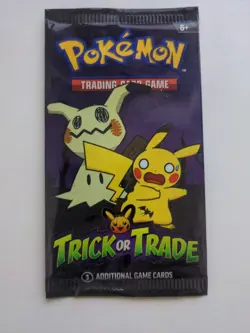 Pokemon 2023 Halloween Trick Or Trade 3 Card Booster Pack Brand New - Image 1