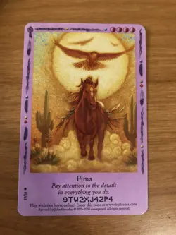 Bella Sara Trading Card - Native Lights Series - 19/55 - Pima - Image 1