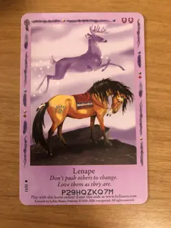 Bella Sara Trading Card - Native Lights Series - 13/55 - Lenape - Image 1