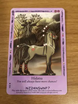 Bella Sara Trading Card - Native Lights Series - 9/55 - Hidatsa - Image 1