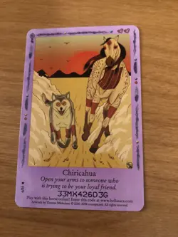 Bella Sara Trading Card - Native Lights Series - 6/55 - Chiricahua - Image 1