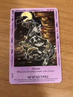Bella Sara Trading Card - Native Lights Series - 3/55 - Akama - Image 1