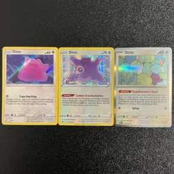 3 Ditto pokemon cards mix lot set collection unique All Holo Rare 🔥 - Image 1