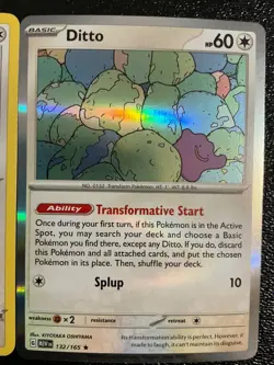 3 Ditto pokemon cards mix lot set collection unique All Holo Rare 🔥 - Image 4