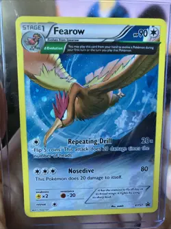 Pokemon Fearow XY57 XY Holo Promo Card 90HP Δ Evolution Repeating Drill Nosedive - Image 1