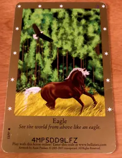 Bella Sara Trading Card - Second Series - 13/97 - Eagle - Image 1