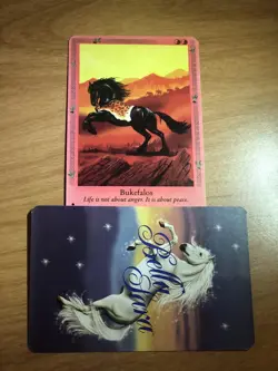 Bella Sara Trading Card - Ancient Lights Series - ￼5/55 - Bukefalos - Image 1