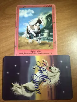 Bella Sara Trading Card - Ancient Lights Series - 3/55 - Aphrodite - Image 1