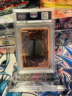 PSA 9 - Yu-Gi-Oh Card - LOB-009 - MAMMOTH GRAVEYARD (common) *1st Edition* MINT - Image 2