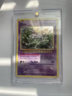 Pokemon Mew TCG 2016 XY Evolutions Holo Rare Card 53/108 Has Crease - Image 1