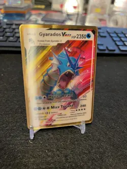 Pokemon TCG Gyarados VMAX Evolving Skies 029/203 Lenticular Rare Fan Art Card - Image 1