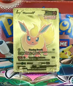 Pokemon 4 Card Evee Evolution Fan Art Set 🔥includes Jolteon, Vaporeon, Flareon - Image 2