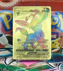 4 Card Custom Pokemon Card Set! Leafeon, Omneon, Sylveon, Sylveon & Gardevoir 🔥 - Image 1