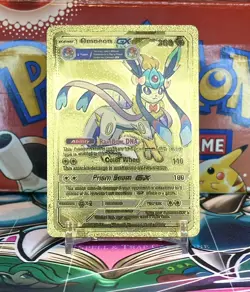 4 Card Custom Pokemon Card Set! Leafeon, Omneon, Sylveon, Sylveon & Gardevoir 🔥 - Image 2