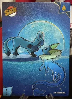 Pokemon Moonlight SBR Holo Custom Non-TCG Collectible Card Lot - Image 3