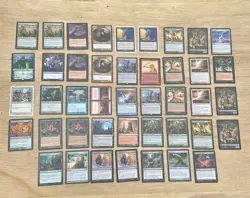 VTG MTG 90's Magic The Gathering Card Lot 43 Unique Cards Worth $3.00 Each - Image 1