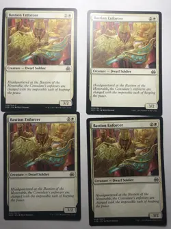 4 BASTION ENFORCER ~mtg NM Aether Revolt Com x4 - Image 1