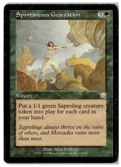 MTG Spontaneous Generation - Mercadian Masques Heavily Played English - Image 1