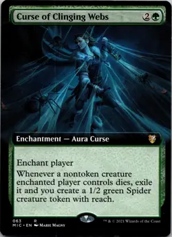 Curse of Clinging Webs (Extended Art) R Commander: Innistrad: Midnight Hunt 63 N - Image 1