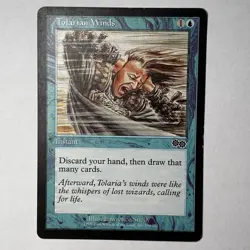 MTG - Tolarian Winds - Urza's Saga - Lightly Played - Image 1