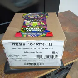 Pokemon ME03 perfect order Sleeved Booster Case 24ct SEALED CASE +1 single pack - Image 3