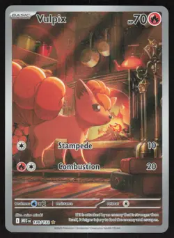 Vulpix 138/132 Illustration Rare Mega Evolution Pokemon Near Mint - Image 1