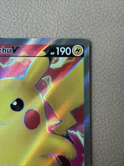 Pikachu V 170/185 Vivid Voltage- NM Ultra Rare Full Art Pokemon Card - Image 3
