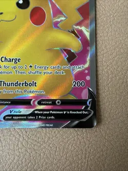 Pikachu V 170/185 Vivid Voltage- NM Ultra Rare Full Art Pokemon Card - Image 4