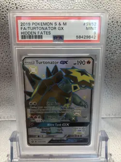PSA 9 Turtonator GX - SV52/SV94 - Hidden Fates: Shiny Vault English Pokemon - Image 2