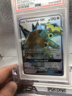 PSA 9 Turtonator GX - SV52/SV94 - Hidden Fates: Shiny Vault English Pokemon - Image 4