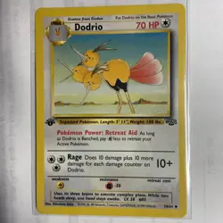 DODRIO - 34/64 - 1st Edition Jungle - Uncommon - Pokemon Card - NM - Image 1