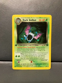 DARK GOLBAT - HOLO - 1ST EDITION [NM/LP] #7 TEAM ROCKET VINTAGE POKEMON CARD - Image 1