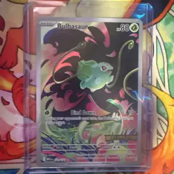 Pokemon Bulbasaur 133 Mega Evolution STAMPED Illustration Rare Full Art Holo - Image 1