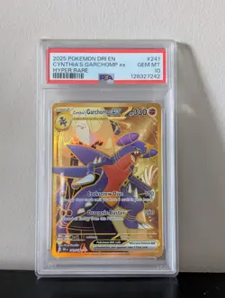PSA 10 - Cynthia's Garchomp ex 241/182 Hyper Rare Pokemon Sv10:Destined Rivals - Image 3