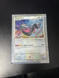 Pokemon TCG SHINY Rayquaza 2011 Pokemon Call of Legends Holo Rare SL10 NM - Image 1