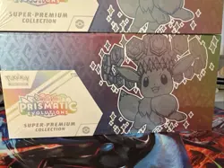 Pokemon TCG 2x Pack Lot Prismatic Evolution Super Premium Collection Box - Image 3