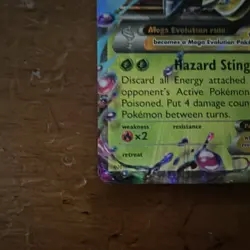 Pokemon M Beedrill EX XY158 XY Promo Holo Mega 5ban Graphics - Image 5