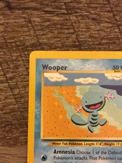 Pokemon TCG Wooper Neo Genesis 82/111 Regular Common Basic English 2000 - Image 2