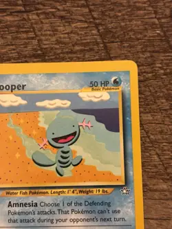 Pokemon TCG Wooper Neo Genesis 82/111 Regular Common Basic English 2000 - Image 3