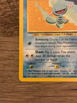 Pokemon TCG Wooper Neo Genesis 82/111 Regular Common Basic English 2000 - Image 5