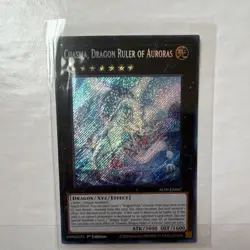 Konami Yugioh Chasma Dragon Ruler of Auroras Xyz/Effect Holo 1st Ed ALIN-EN047 - Image 1