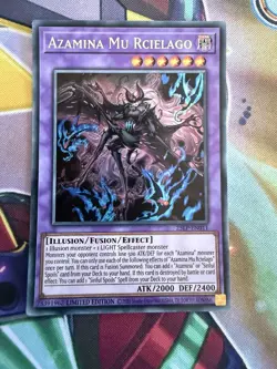 YuGiOh Azamina Mu Rcielago Secret Rare 25LP-EN011 - Image 1