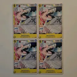 Bandai One Piece Sentomaru EB04-053 Character Cards x4 English Blocker Playset - Image 1