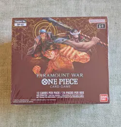One Piece TCG OP-02 Paramount War Booster Box - New & Sealed - English - Image 1