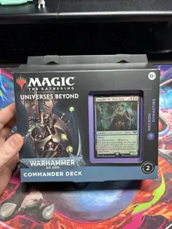 MTG 40K Necron Dynasties Warhammer 40,000 Universes Beyond Commander Deck - Image 1
