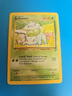 BULBASAUR - 67/130 - Base Set 2 - Pokemon Card - NM - Image 1